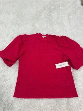 😊 NWT 77 Park Puff Sleeve Blouse